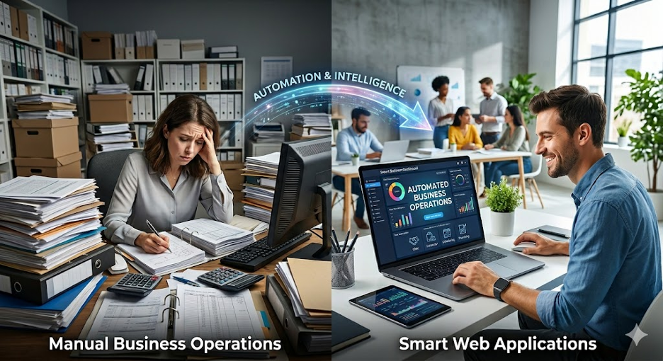 From Chaos to Clarity: How Smart Web Applications Are Replacing Manual Business Operations