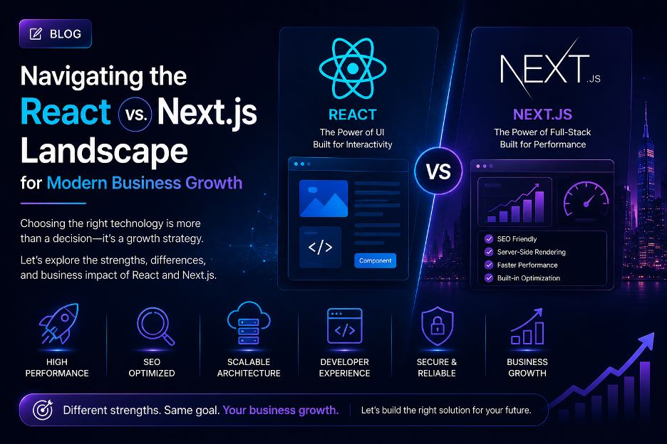 The Strategic Choice: Navigating the React vs. Next.js Landscape